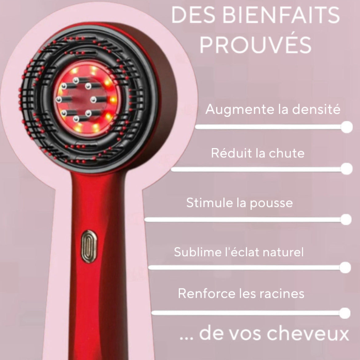 Brosse De Massage 3 en 1 KALIHAIR